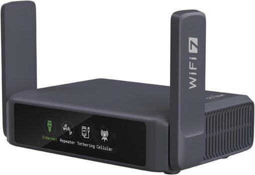 GL.iNet GL-BE3600 Slate 7 Wi-Fi 7 Travel Router Touchscreen...