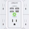 Wall Charger, Surge Protector, QINLIANF 5 Outlet Extender...