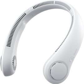 JISULIFE Portable Neck Fan, Hands-Free Bladeless, 5 Speeds,...