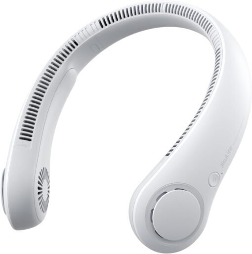 JISULIFE Portable Neck Fan, Hands-Free Bladeless, 5 Speeds,...