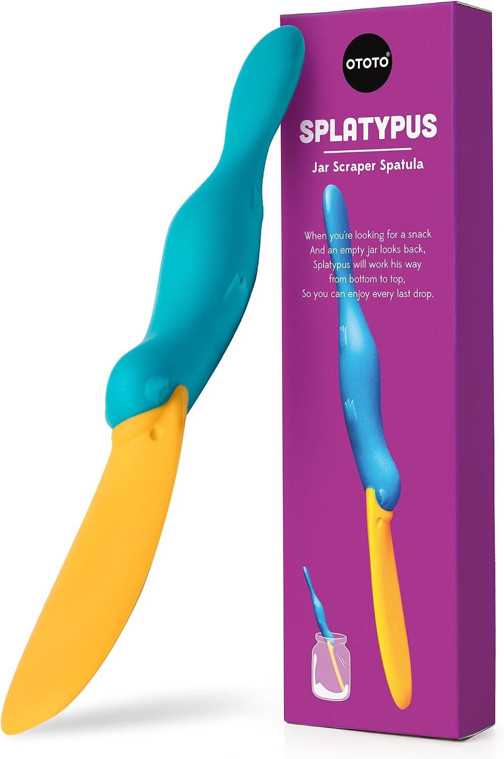 OTOTO Splatypus Jar Spatula for Scooping and Scraping –...