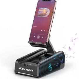 JTEMAN Cell Phone Stand with Bluetooth Speaker,Birthday... JTEMAN Cell Phone Stand with Bluetooth Speaker,Birthday...