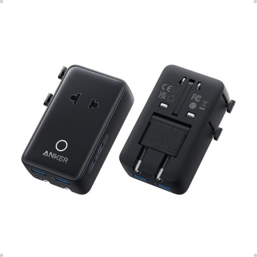 Anker Nano Travel Adapter, 2 USB C Universal Charger, 20W,...