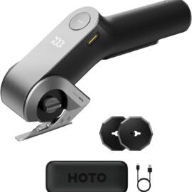HOTO EdgeFlow Electric Cardboard Cutter, 3PC Self-Sharpening...