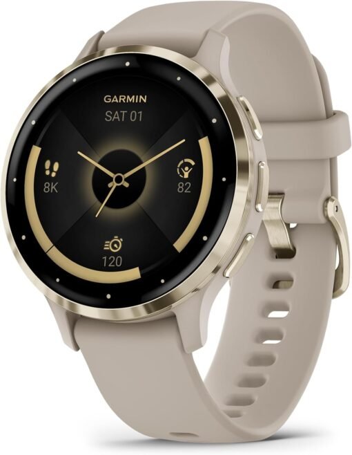 Garmin Venu® 3S, Premium Fitness Smartwatch, 41mm, French...