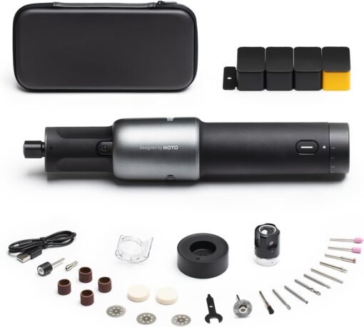 HOTO Cordless Rotary Tool Kit, 5-Speed for 3D Printer Sanding...