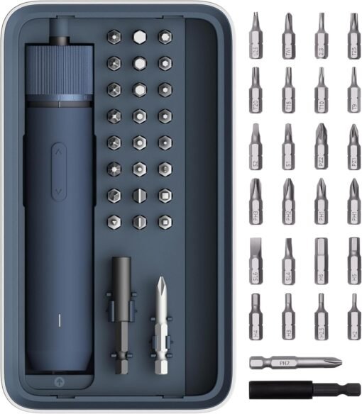HOTO 25-Piece Upgraded Electric Screwdriver Kit, Cordless...