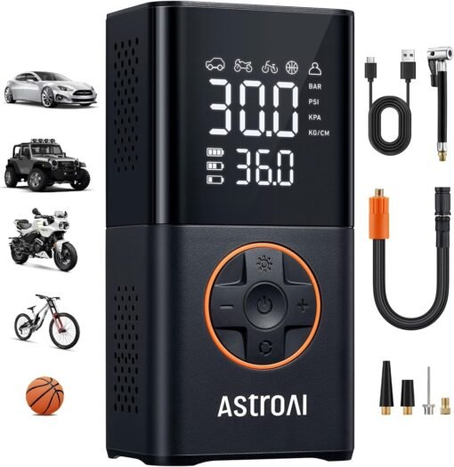 AstroAI L7 Tire Inflator Portable Air Compressor,150 PSI...