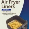 Reynolds Kitchens Air Fryer Liners Disposable, Unbleached...