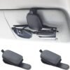 Yuoyar Magnetic Leather Sunglasses Holder for Car, 2 Packs... Yuoyar Magnetic Leather Sunglasses Holder for Car, 2 Packs...
