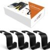 4-Pack Car Headrest Hooks Holds 55lbs Seat Storage Organizer... 4-Pack Car Headrest Hooks Holds 55lbs Seat Storage Organizer...