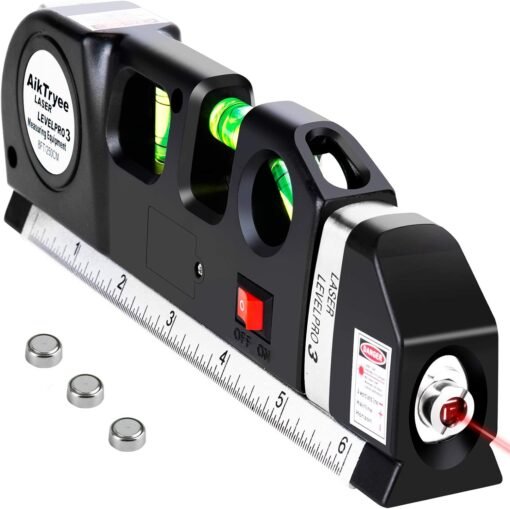 Laser Level Line Tool, Multipurpose Laser Level Kit Standard...