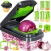 Yusshn Vegetable Chopper, 12-in-1 Food Veggie Chopper Cutter...