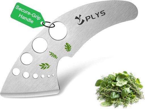 Plys Herb Stripper Tool for Basil – Stainless Steel...
