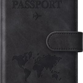 Eoehro Passport Holder for Travel Essentials, Passport Wallet...