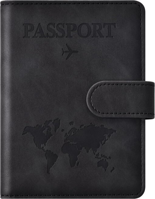 Eoehro Passport Holder for Travel Essentials, Passport Wallet...