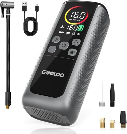GOOLOO GT160 DUAL Heavy-Duty Tire Inflator Portable Air...