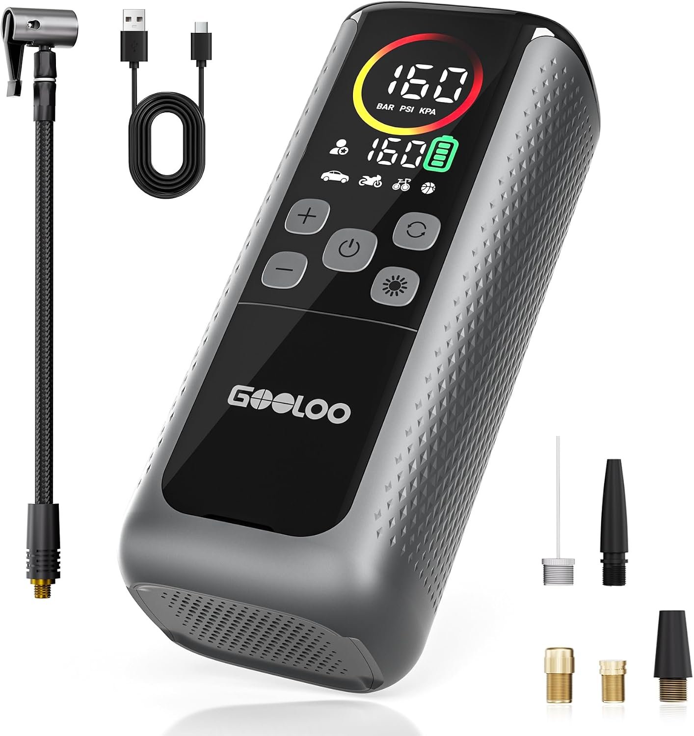 GOOLOO GT160 DUAL Heavy-Duty Tire Inflator Portable Air...
