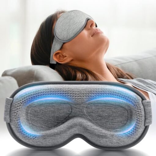 FACEMOON 3D Blackout Weighted Eye Mask for Sleep, Airplane...