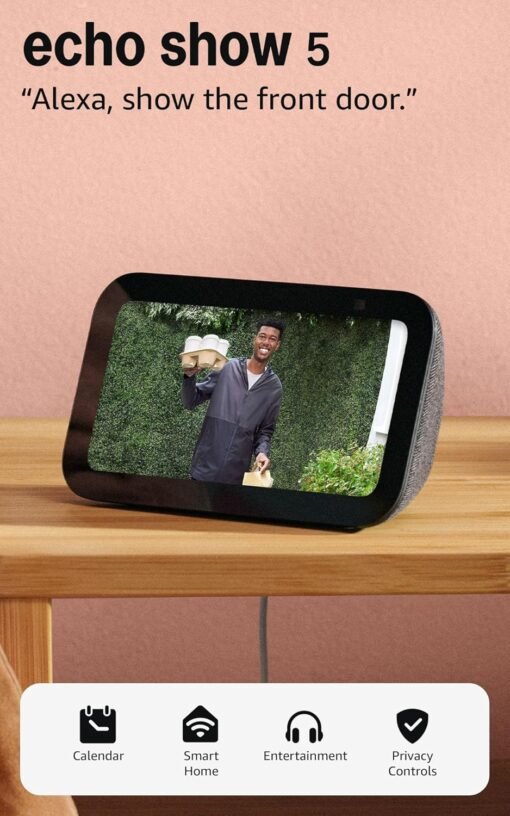 Amazon Echo Show 5 (newest model), Smart display, Designed...