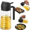 TrendPlain 16oz/470ml Glass Olive Oil Sprayer for Cooking...