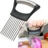Stainless Steel Onion Holder for Slicing,Onion Slicer Holder,Kitchen...